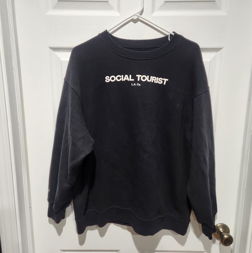 Social Tourist Black Sweatshirt